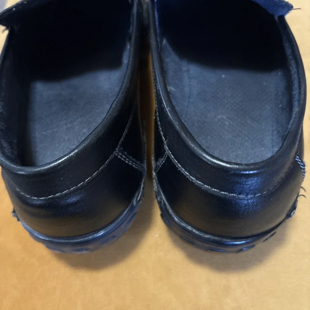 ALDO Men's Sz 9 Or 42 Leather Loafer Shoes Black‎